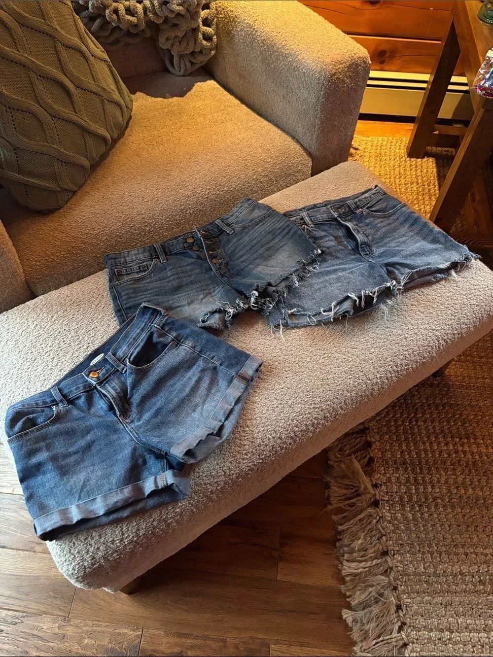Women's Denim Cutoff Shorts - Lucky Brand, American Eagle and Old Navy